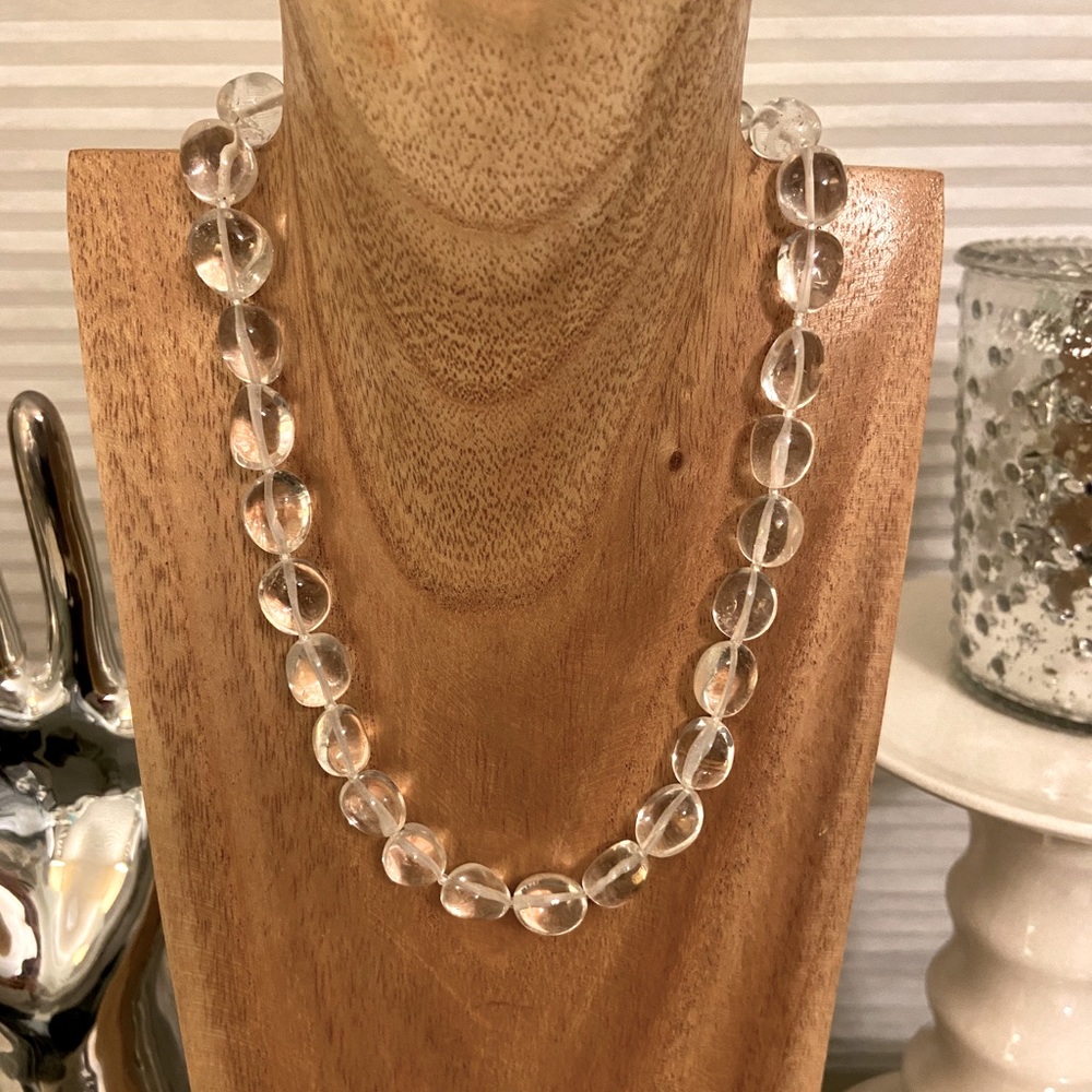 Handmade Quartz Beaded Necklace